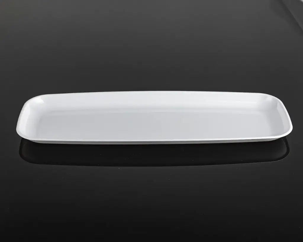 165mm x 440mm Platter White Pk1
