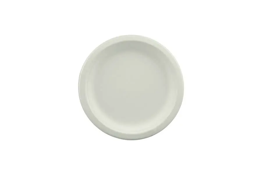 250mm Earth Sugar Cane Plate Pk25