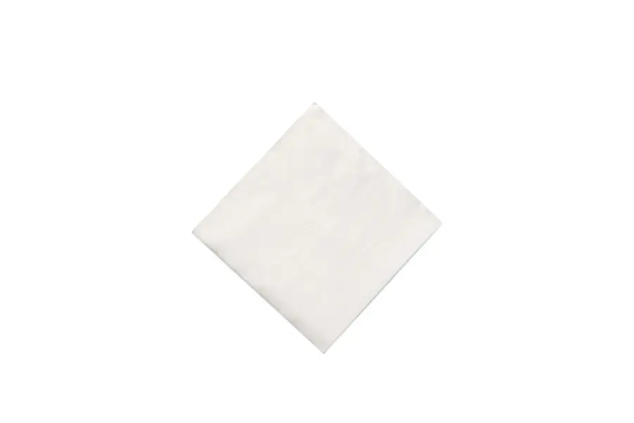 300mm x 300mm White 1ply Lunch Napkins Pk100