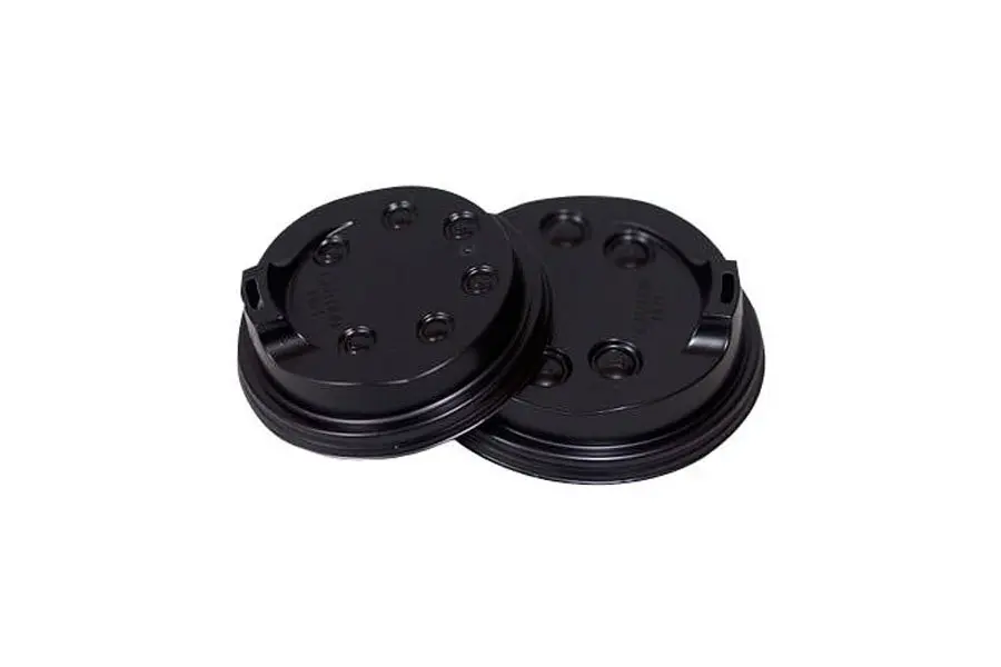350ml/12oz Black Coffee Cup Lid Pk50