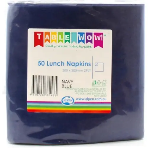 Dark Blue Lunch Napkin 33X33cm 2ply P50