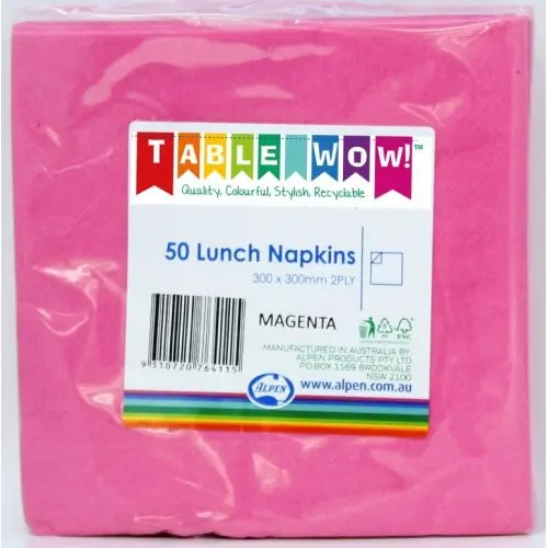 Magenta Lunch Napkin 33X33cm 2ply P50
