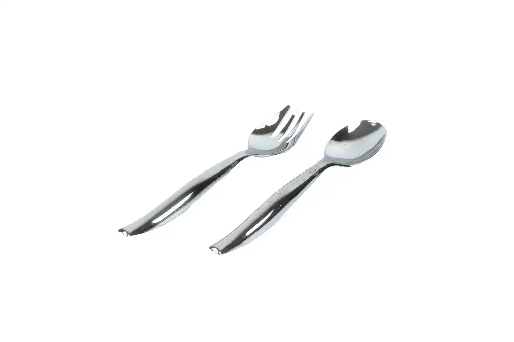 Stainless Steel Look-Alike Salad Servers Pk2
