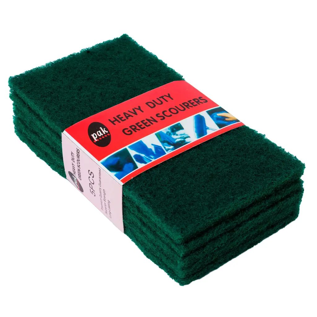 6(100) HEAVY DUTY SCOURER-GREEN