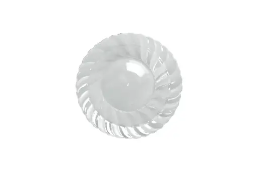 [CL02] 190mm Heavy Duty Clear Side Plate Pk6