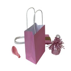 [465843] PARTYBAG PAPER PAS LT PINK PK5